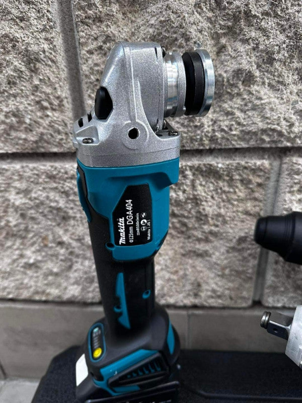 MAKITA 4-u-1 set – bušilica + čekić bušilica (SDS) + udarni odvijač + brusilica | 2x baterije 128V + punjač + kofer