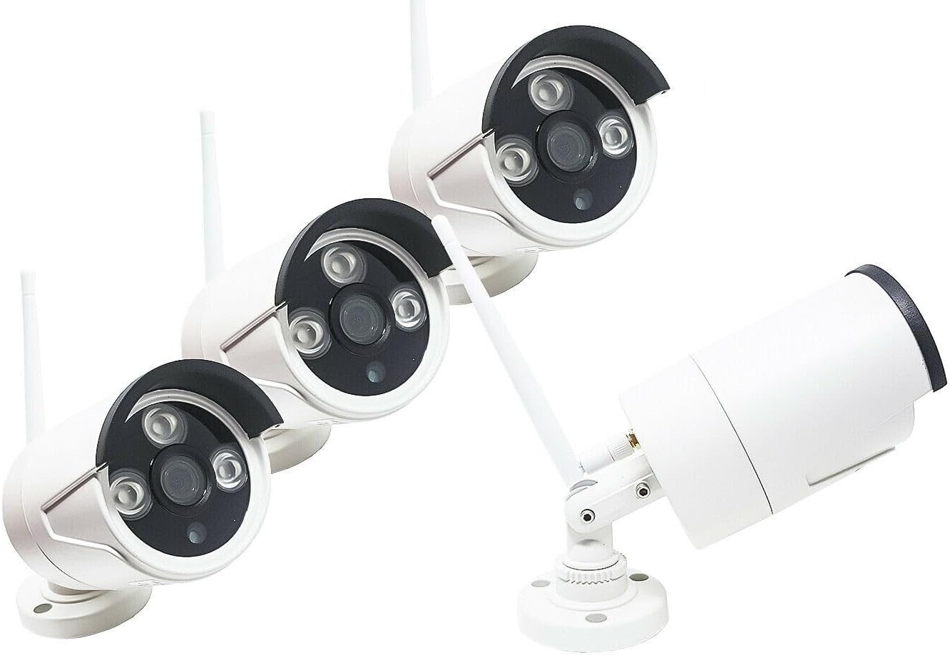 Bežični video nadzor 4 kamere + NVR – Ultra HD, noćni vid, mobilna aplikacija (IP66)