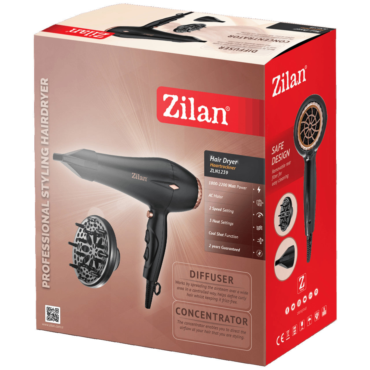 Zilan Profesionalni Fen za Kosu (ZLN-1239)