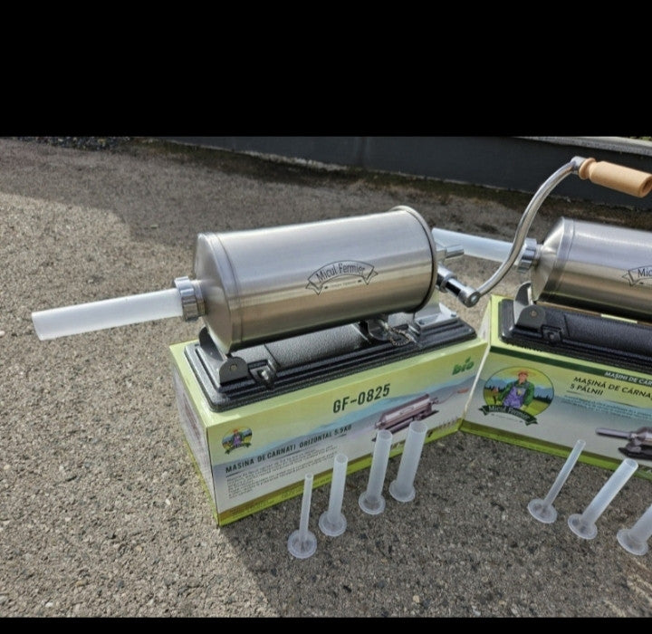 : 💥 INOX TOP PUNILICA za Kobasice, Ćevape i Sudžuk – 5KG | 5 lijevaka