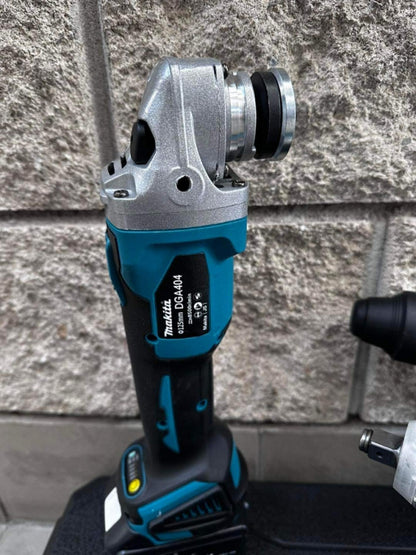 MAKITA 4-u-1 set – bušilica + čekić bušilica (SDS) + udarni odvijač + brusilica | 2x baterije 128V + punjač + kofer