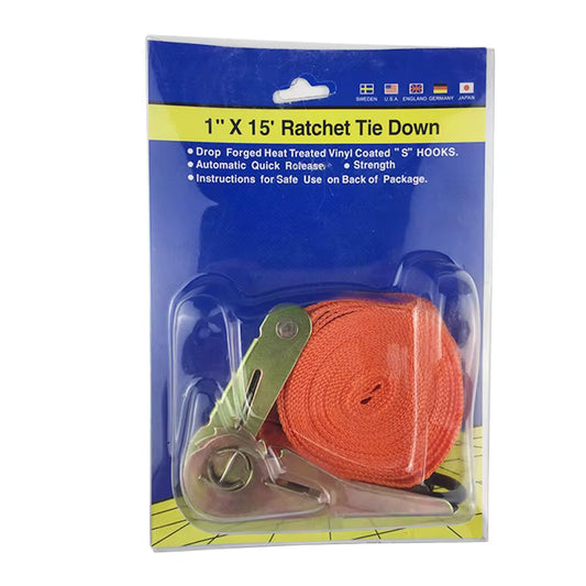 Gurtna za vezivanje sa zatezačem (Ratchet Tie Down) - 1" x 15'