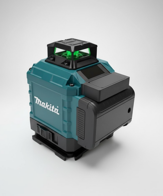 Makita 4D Laserski Nivelir sa Zelenim Zrakama + Tripod + Kofer