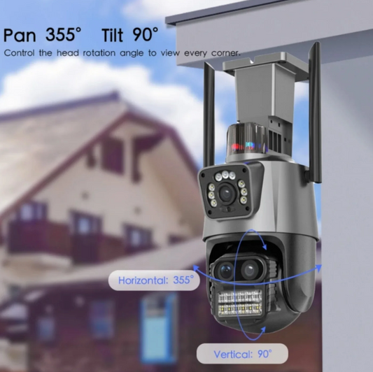 4K 8MP DVOSTRUKA WIFI KAMERA 963