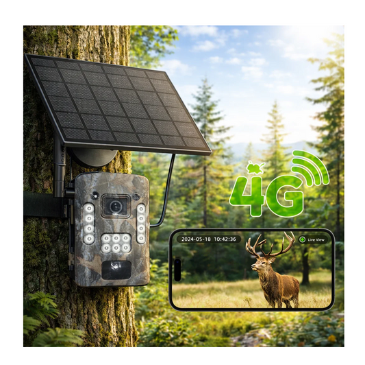 4G SOLARNA KAMUFLAZNA KAMERA LOVAC