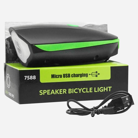 Prednje LED Svjetlo i Elektronska Truba za Bicikl (2 u 1)