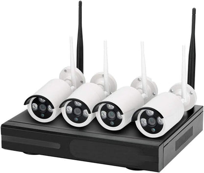 Bežični video nadzor 4 kamere + NVR – Ultra HD, noćni vid, mobilna aplikacija (IP66)