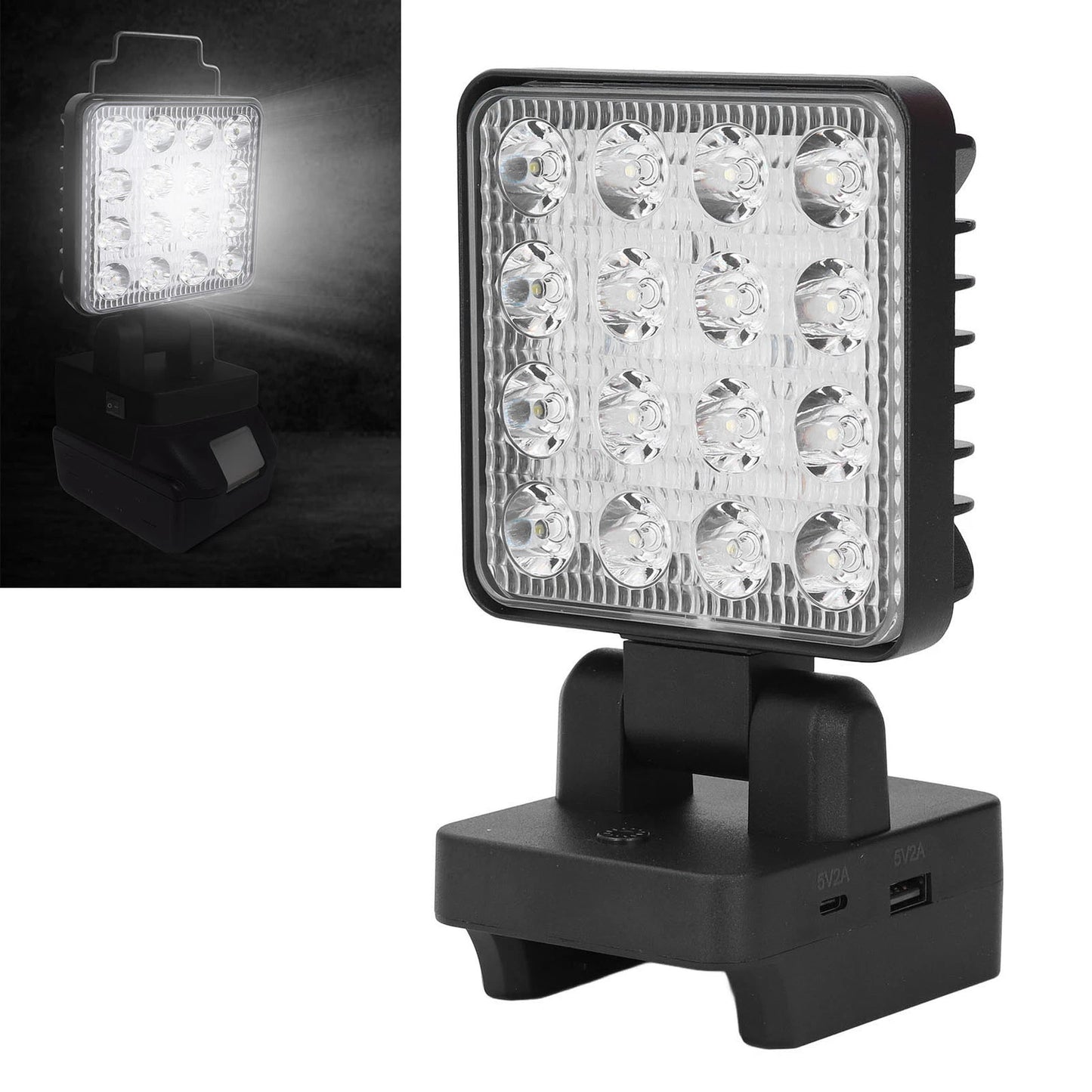 LED Radno Svjetlo s Izlazom 5V 2A (Power Bank Funkcija)